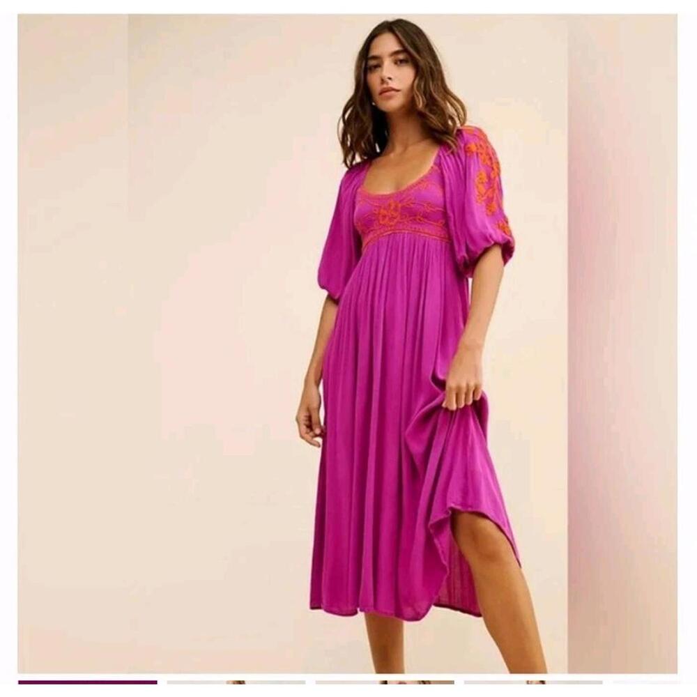 Free People Wedgewood Maxi Dress in the color Orchid Pavilion
